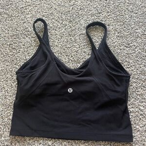 Lululemon black align cropped tank
